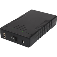 Mini UPS Power Supply 12v Paket Baterai Lifepo4 9v 5v USB Cadangan Baterai Lithium Isi Ulang Mini UPS untuk Router Wifi