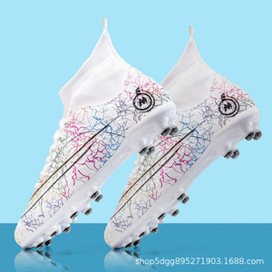 Scarpe da Calcio FG/TF Alte Nuovo Modello Invernali Estive per Studenti Adulti Bambini Tacchetti Multipli per Esterni - Product Image 5
