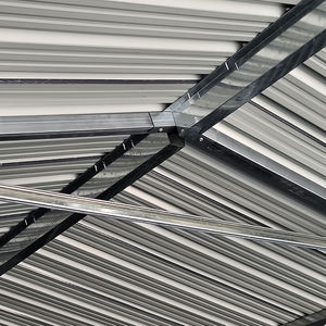 뜨거운 판매 야외 홈 금속 철 시트 컨테이너 강철 프레임 차고 주차장 보관 쉼터 간이 정원 건물 - Product Image 6