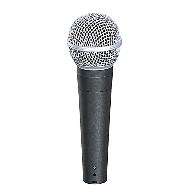 S58 Professional Wired Handheld Microphone Karaoke Dynamic Cardioid with Noise Cancelling for Studio Stage
