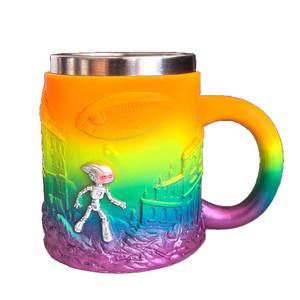 Tasse à café, tasse à bière, mug souvenir de film, en acier inoxydable, à thème science-fiction technologique, design créatif et audacieux, pour le marché international - Product Image 4