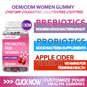 Gummies Probiotiques Véganes OEM au Cidre de Pomme pour l'Équilibre du pH Féminin et la Santé Vaginale Intestinale avec la Mère - Product Image 2