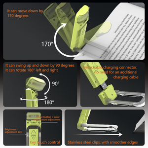 ABS Aluminium-Legierung LED-Buchleselampen für Krankenhaus, Hotel, Büro, Schule, Zuhause, Schlafzimmer, Wohnzimmer, Lesezimmer, Landhaus-Nutzung - Product Image 3