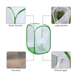 Cubierta de protección para plantas en maceta, jaula para insectos, planta de plántulas, tienda de red, invernadero, jaula de malla para insectos plegable para jardín al aire libre - Product Image 4