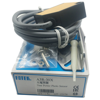 Sensor Fotoeléctrico Óptico FOTEK A3R-30X, Distancia de Detección de 30 cm, 24~240 VCA, Salida de Relé de 5 Pines NA/NC, IP65, Tipo Reflexivo de Potencia Libre