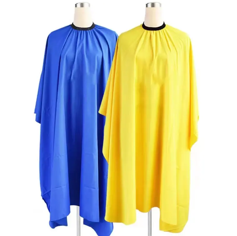 custom hair styling dressing capes disposable hair dye capes and aprons