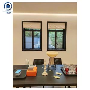 Prima hiện đại cửa sổ nhôm bên ngoài phong cách Pháp trắng trang trí nướng khung nhôm ban công trượt thiết kế cửa sổ - Product Image 2