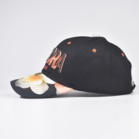 Nueva Gorra de Béisbol Unisex de Seis Paneles con Visera Bordada Tridimensional, Impermeable, de Poliéster/Algodón Satinado, para las Cuatro Estaciones