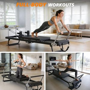 CZFITT Vente directe d'usine, Reformer de Pilates pliable pas cher pour la remise en forme à domicile - Product Image 6