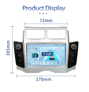 Autoradio multimédia Linux 7 pouces pour <span class=keywords><strong>Toyota</strong></span> <span class=keywords><strong>Yaris</strong></span>, navigation, CarPlay sans fil, <span class=keywords><strong>Android</strong></span> <span class=keywords><strong>Auto</strong></span>, autoradio <span class=keywords><strong>2</strong></span> DIN, unité centrale stéréo - Product Image 6