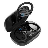 Écouteurs sans fil I26 2025 avec crochet d'oreille, étanches, Bluetooth 5.4, pour le sport en extérieur, musique, fitness, écouteurs TWS