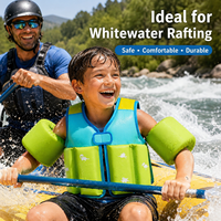Gilet de sauvetage pour enfants et jeunes en néoprène PFD 120-150N pour le rafting, le kayak, le canyoning et le sauvetage aquatique