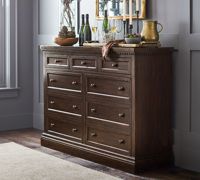 Meuble buffet d'intérieur moderne de 60 pouces pour salle à manger, salon ou chambre à coucher, bois, usage domestique