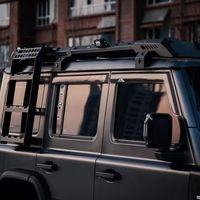 212T01 Kit de toit avec panneau d'extension pour échelle latérale de porte-bagages, plateforme de toit complète et cadre anti-roulis modifié