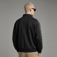 Blouson Bomber Homme Personnalisé en Polyester Coton Léger Coupe-Vent Respirant Col Montant Fermeture Éclair Poches Latérales Vêtement d'extérieur Décontracté OEM