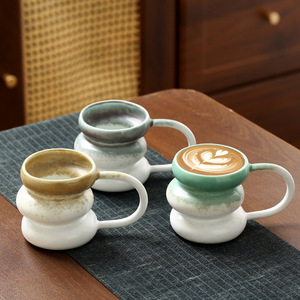 Tasses et gobelets à latte en céramique modernes et simples, portables et réutilisables pour les fêtes, vente en gros - Product Image 1