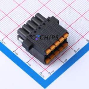 JL15EDGKNHM-35005B01 Plug-in Terminal Block Through hole Component (THT),P=3.5mm Connector 2x5P 3.5mm Black 2 - Product Image 1