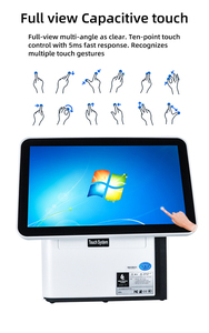 Dual-màn hình tiền mặt đăng ký 15.6 + 11.6 inch POS hệ thống sản xuất tại Trung Quốc tiền mặt đăng ký hoàn chỉnh POS thiết bị hệ thống POS - Product Image 6