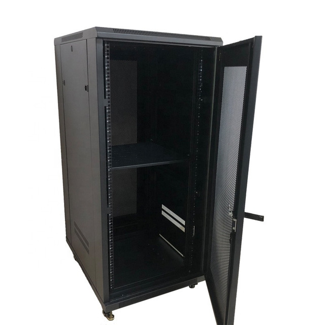 27U 600*800 Floor Standing Server Rack 19 Inch Network Cabinet With Mesh Door 600*600 600*1000 800*800 800*1000