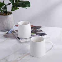 Offre Spéciale pas cher en vrac personnalisé blanc nordique spécial en forme de tasses à thé tasses en céramique de café avec logo