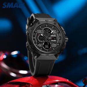 Reloj Deportivo Digital LED SMAEL 8113 para Hombre, a Prueba de Agua, con Alarma, Correa de ABS, Esfera Luminosa y Visualización de Fecha - Product Image 1
