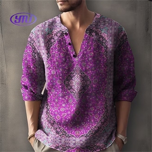 Nouveaux <span class=keywords><strong>T</strong></span>-shirts pour hommes à col en V coupe ample avec motifs africains, tissu 200 grammes, <span class=keywords><strong>meilleur</strong></span> design Y - Product Image 5