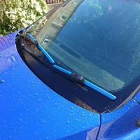 Essuie-glace de voiture HST coloré, adaptateur multiple, revêtement graphite, caoutchouc naturel composite, personnalisation CLK, 12-30 pouces