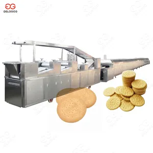 Máquina Industrial para hacer galletas, 150 kg/h, pequeña capacidad, línea de producción de galletas