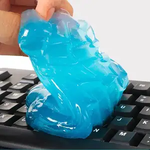 Gel antipolvo de silicona para pantalla de teclado de coche, limpiador de gel deslizante para pantalla