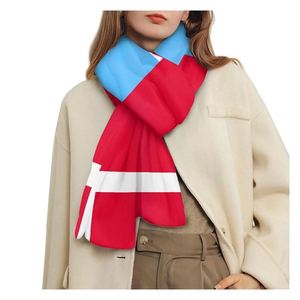 Écharpes pliantes rétro personnalisées pour les fans de sport, en polyester, impression par transfert thermique - Product Image 1