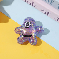 2026 Nieuwe Glitter Maltose Zee-dieren Knijp-speeltje Schattig Gezicht Fidget Speelgoed Stressverlichting Grappige Feestartikelen Cadeaus
