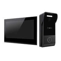 Intercomunicador en la Nube Linux Tuya, Sistema de Intercomunicación por Video IP con Tableta de 7 Pulgadas, Monitor Interior de 720P, Videoportero