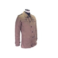 Vente en gros Veste parka à col montant pour homme avec capuche Manteau chaud d'hiver Vêtements masculins personnalisés Motif de lettres
