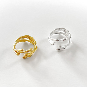 <span class=keywords><strong>Anelli</strong></span> di rami irregolari <span class=keywords><strong>in</strong></span> <span class=keywords><strong>argento</strong></span> Sterling 925 dal Design speciale per regali di gioielli per feste per ragazze - Product Image 4