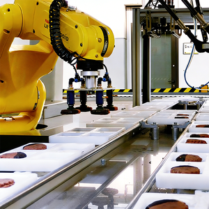 <span class=keywords><strong>Robot</strong></span> de manutention industriel <span class=keywords><strong>FANUC</strong></span> LR Mate 200iD à vitesse rapide avec pince pour la ligne d'assemblage, d'emballage et de préhension automatisée - Product Image 1