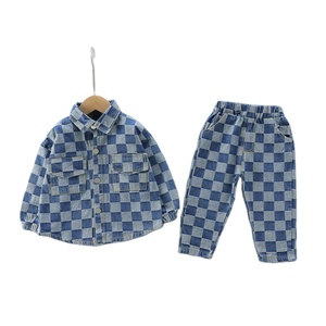 Ropa para niños pequeños, diseño de moda, primavera y otoño, manga larga, conjunto de ropa a juego, 2022 - Product Image 1