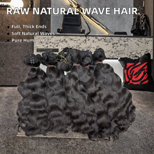 ผมเวียดนามแท้แบบธรรมชาติ  แบบเวฟ  ต่อผมเส้นเดียวจากผู้บริจาคคนเดียว  แบบ Double Drawn  จัดเรียงเกล็ดผม  ผมเวอร์จิ้น  น้ำหนัก 100 กรัม  แบบเป็นมัด - Product Image 2