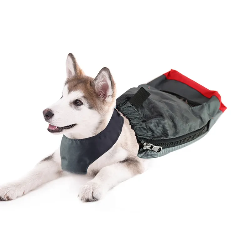 Ademend Comfortabele Hond Rolstoel Alternatieve Handicap Achterpoten Beschermende Tas Back Rear Benen Borst Hond Slepen Zak