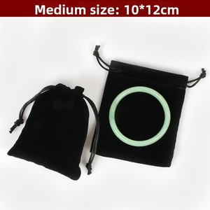 Fabricant direct, sacs à bijoux en chaîne de haute qualité avec logo personnalisé, vente en gros de pochettes en velours pour bagues, montres, rangement et emballage - Product Image 3