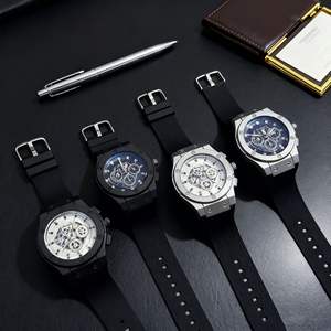 Herenhorloge Holle Mechanische Outdoor Casual Mode Siliconen Band Kwarts Waterdicht 40Mm Gelegeerd Glas 20Mm - Product Image 1