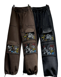 Pantalones Casuales de Diseño de Marca de Moda para Mujer para la Temporada de Otoño, Cintura Media, Anti-Pilling, Atuendo Elegante para la Moda Urbana - Product Image 1