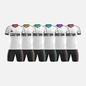 Pengiriman CEPAT musim baru kaus sepak bola cepat kering seragam sepak bola pria cetakan Digital seragam sepak bola sublimasi Jersey sepak bola