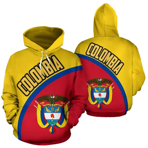 Colombia Sudadera con capucha <span class=keywords><strong>Bandera</strong></span> Pintura Ropa personalizada Fabricantes Sudaderas con capucha personalizadas para hombres Sudadera con capucha gráfica para hombres - Product Image 5