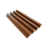 Panneaux muraux rainurés en bois PVC WPC, revêtement mural intérieur, panneaux muraux composites