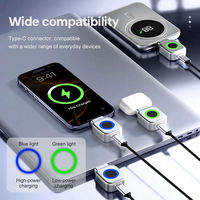 Chargeur mobile intelligent X01 à charge rapide 140W avec protection contre les surcharges, séparateur, type C, accessoires mobiles tendance