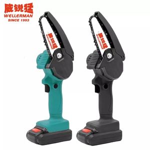 Mini tronçonneuse améliorée <span class=keywords><strong>2023</strong></span> pouces sans fil Super légère et puissante tronçonneuse électrique portative 4/6 - Product Image 3