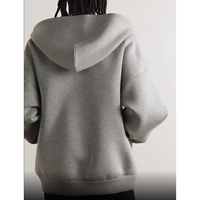 Vêtements d'usine Vestes zippées pour hommes Survêtements Épais Extensible Double Jersey Boxy Fit Hoodie
