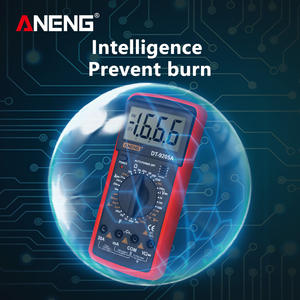 มิเตอร์วัดไฟฟ้าดิจิตอล รุ่น DT9205A เครื่องทดสอบทรานซิสเตอร์ AC/DC เครื่องวัดไฟฟ้าแบบไม่สัมผัส (NCV) ระดับมืออาชีพ ปรับช่วงอัตโนมัติ หน้าจอ LCD แสดงผล 4 หลัก - Product Image 4