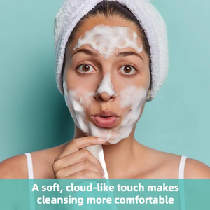 Serviette de bain carrée en lin naturel, exfoliante puissante, pour massage corporel, nettoyage du visage et du corps - Product Image 6