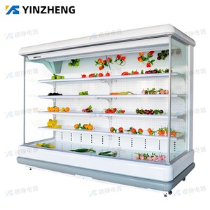 Exhibidor Refrigerador Vertical Multiusos para <span class=keywords><strong>Supermercados</strong></span> Comerciales YINZHENG, Refrigerador Abierto para Frutas y Verduras con Cortina de Aire - Product Image 2
